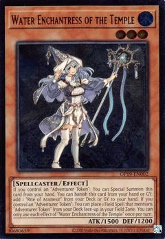 Water Enchantress of the Temple (UTR) OP19-EN002