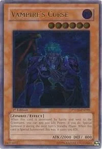 Vampire's Curse (UTR) 1st Edition PTDN-EN090