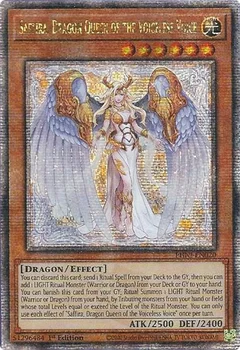 Saffira, Dragon Queen of the Voiceless Voice (Quarter Century Secret Rare) PHNI-EN020
