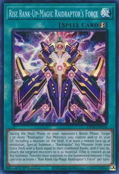 Rise Rank-Up-Magic Raidraptor's Force PHNI-EN056