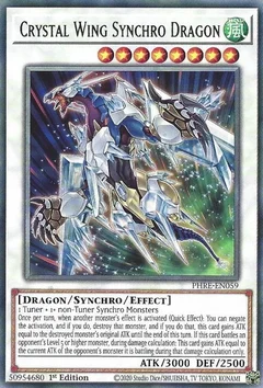 Crystal Wing Synchro Dragon PHRE-EN059