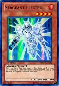 Sergeant Electro 1st Edition PHSW-EN090
