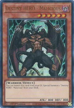 Destiny HERO - Malicious (UR) RA03-EN001