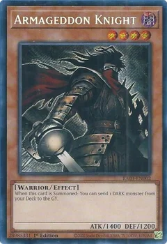 Armageddon Knight (Secret Rare) RA03-EN002
