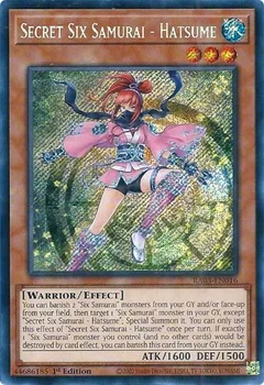 Secret Six Samurai - Hatsume (Secret Rare) RA03-EN016
