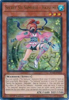 Secret Six Samurai - Hatsume (UR) RA03-EN016