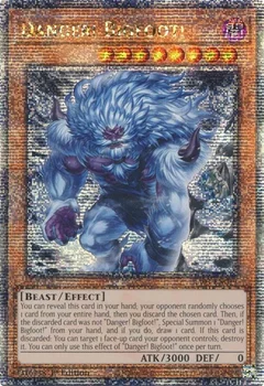 Danger! Bigfoot! (Alternate Art) (Quarter Century Secret Rare) RA03-EN019