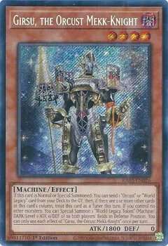 Girsu, the Orcust Mekk-Knight (Secret Rare) RA03-EN026