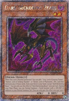 Dark Beckoning Beast (Platinum Secret Rare) RA03-EN027