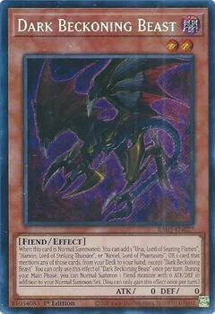 Dark Beckoning Beast (Secret Rare) RA03-EN027