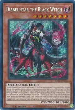 Diabellstar the Black Witch (Secret Rare) RA03-EN032