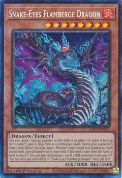 Snake-Eyes Flamberge Dragon (PCR) RA03-EN033
