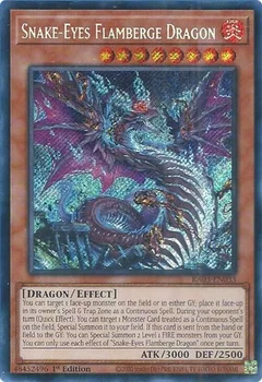 Snake-Eyes Flamberge Dragon (Secret Rare) RA03-EN033