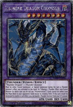 Thunder Dragon Colossus (Platinum Secret Rare) RA03-EN036