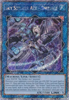 Sky Striker Ace - Shizuku (Platinum Secret Rare) RA03-EN043