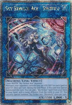 Sky Striker Ace - Shizuku (Alternate Art) (Quarter Century Secret Rare) RA03-EN043