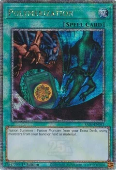 Polymerization (A) (Alternate Art) (Quarter Century Secret Rare) RA03-EN051