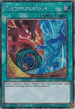 Polymerization (B) (HERO Art) (Platinum Secret Rare) RA03-EN051