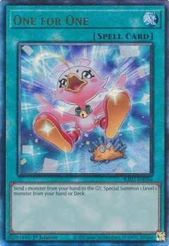 One for One (Alternate Art) (PUR) RA03-EN056