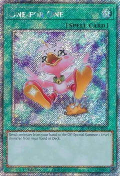 One for One (Alternate Art) (Platinum Secret Rare) RA03-EN056