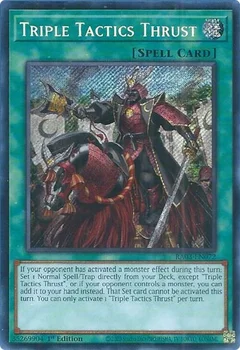 Triple Tactics Thrust (Secret Rare) RA03-EN072