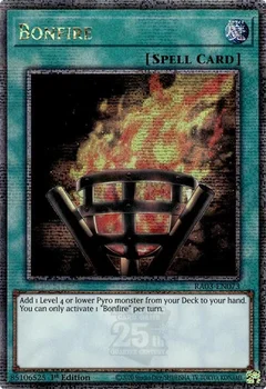 Bonfire (Quarter Century Secret Rare) RA03-EN073