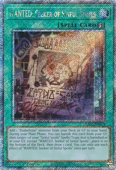WANTED: Seeker of Sinful Spoils (Platinum Secret Rare) RA03-EN074