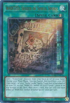 WANTED: Seeker of Sinful Spoils (UR) RA03-EN074