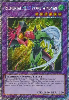 Elemental HERO Flame Wingman (Platinum Secret Rare) RA03-EN152