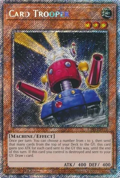 Card Trooper (Platinum Secret Rare) RA03-EN172