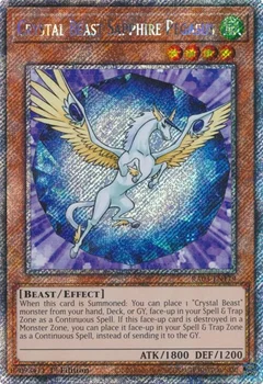 Crystal Beast Sapphire Pegasus (Platinum Secret Rare) RA03-EN179