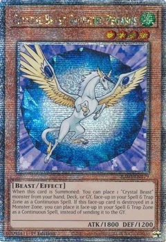 Crystal Beast Sapphire Pegasus (Quarter Century Secret Rare) RA03-EN179