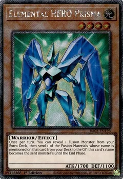 Elemental HERO Prisma (Platinum Secret Rare) RA03-EN193