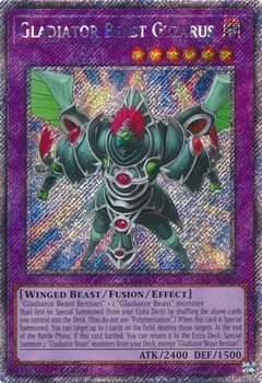 Gladiator Beast Gyzarus (Platinum Secret Rare) RA03-EN198