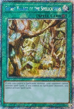 Secret Village of the Spellcasters (Platinum Secret Rare) RA03-EN209