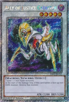 Ally of Justice Catastor (Platinum Secret Rare) RA03-EN222