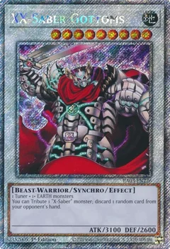 XX-Saber Gottoms (Platinum Secret Rare) RA03-EN226