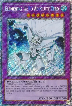 Elemental HERO Absolute Zero (Platinum Secret Rare) RA03-EN231