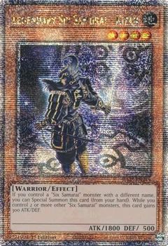 Legendary Six Samurai - Kizan (Quarter Century Secret Rare) RA03-EN249
