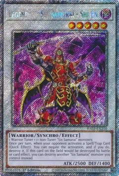 Legendary Six Samurai - Shi En (Platinum Secret Rare) RA03-EN250