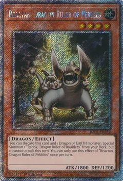 Reactan, Dragon Ruler of Pebbles (Platinum Secret Rare) RA03-EN254