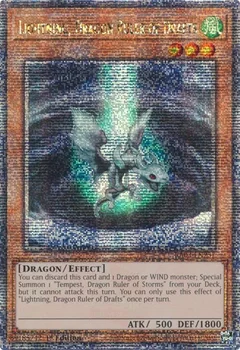 Lightning, Dragon Ruler of Drafts (Quarter Century Secret Rare) RA03-EN257