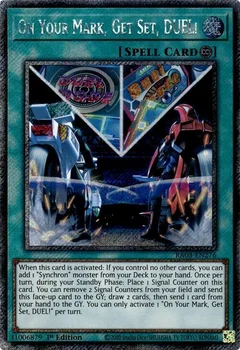 On Your Mark, Get Set, DUEL! (Platinum Secret Rare) RA03-EN276