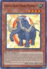Crystal Beast Amber Mammoth 1st Edition RYMP-EN044