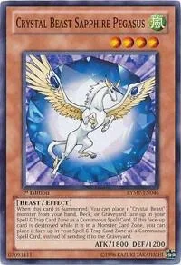 Crystal Beast Sapphire Pegasus 1st Edition RYMP-EN046
