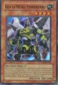 Koa'ki Meiru Powerhand 1st Edition RGBT-EN022