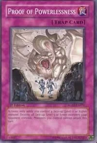 Proof of Powerlessness 1st Edition RGBT-EN076