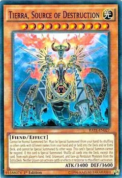 Tierra, Source of Destruction 1st Edition RATE-EN027
