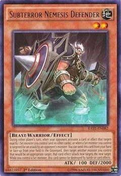 Subterror Nemesis Defender 1st Edition RATE-EN082
