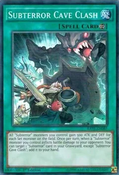 Subterror Cave Clash 1st Edition RATE-EN085